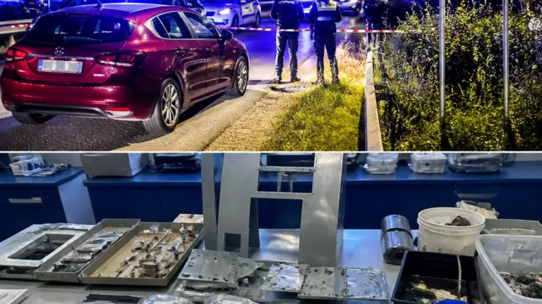 Quattro arresti a Canosa dopo l'assalto a un bancomat: sequestrati denaro ed esplosivi