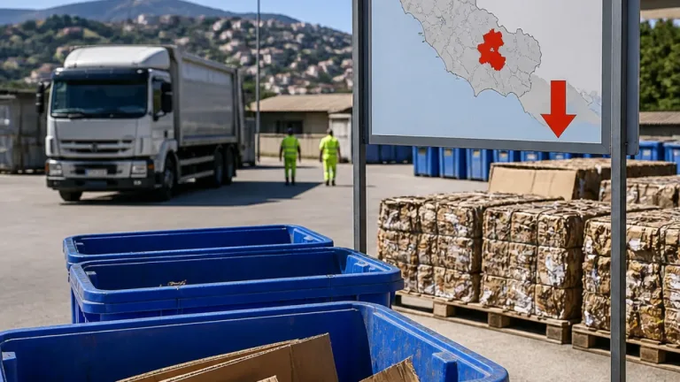 Raccolta carta e cartone in calo: Frosinone ultima nel Lazio, distanza dalla media