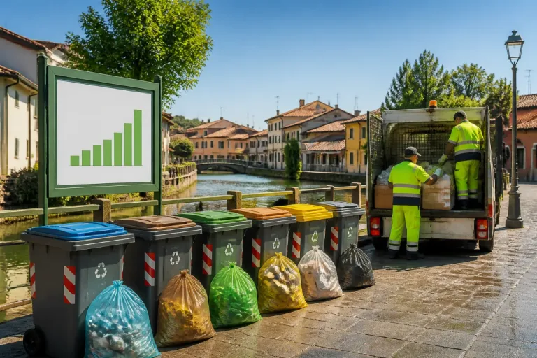 Raccolta differenziata: 12 Comuni polesani in testa, Rovigo intorno al 80%