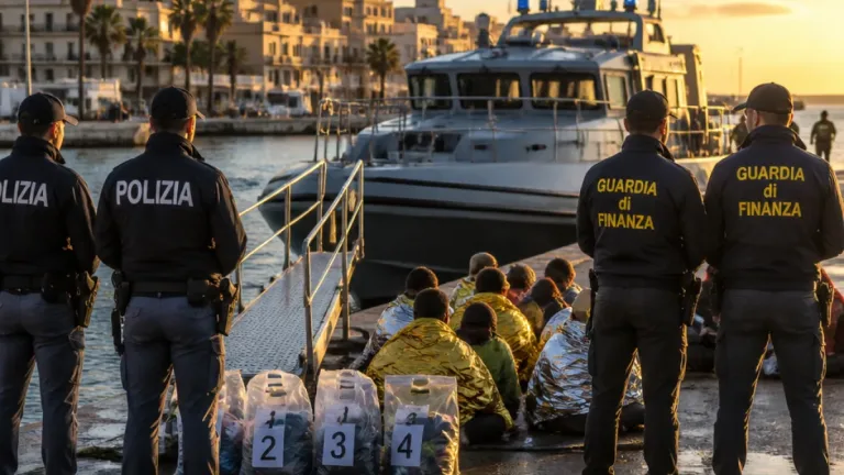 Ragusa, fermati tre presunti scafisti dopo lo sbarco di 46 migranti a Pozzallo