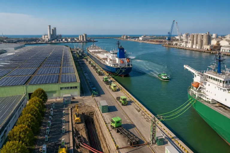Ravenna accelera sul porto elettrico: fotovoltaico, banchine e flotte a zero emissioni