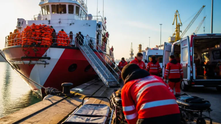 Ravenna, in porto la nave Humanity 1: 73 migranti sbarcati dopo due salvataggi in mare