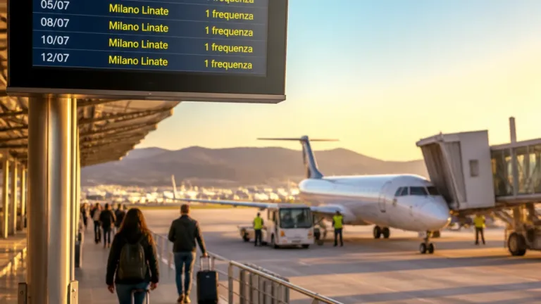 Reggio Calabria: Ita Airways riduce alcune frequenze per Milano Linate, disagi e date interessate