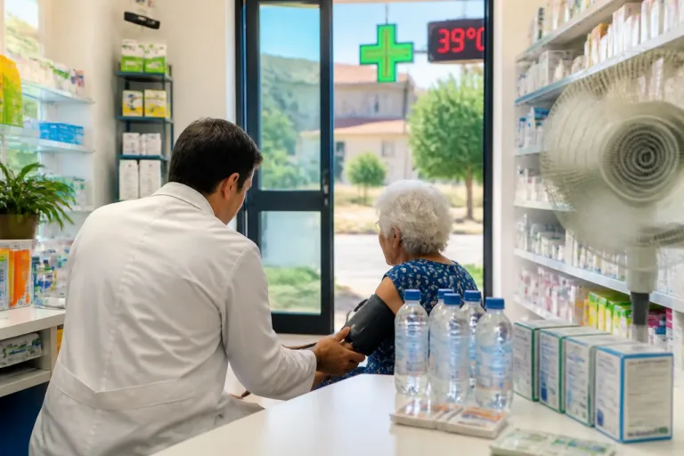 Caldo e malori, farmacie in prima linea nel Reatino: aumentano richieste di aiuto