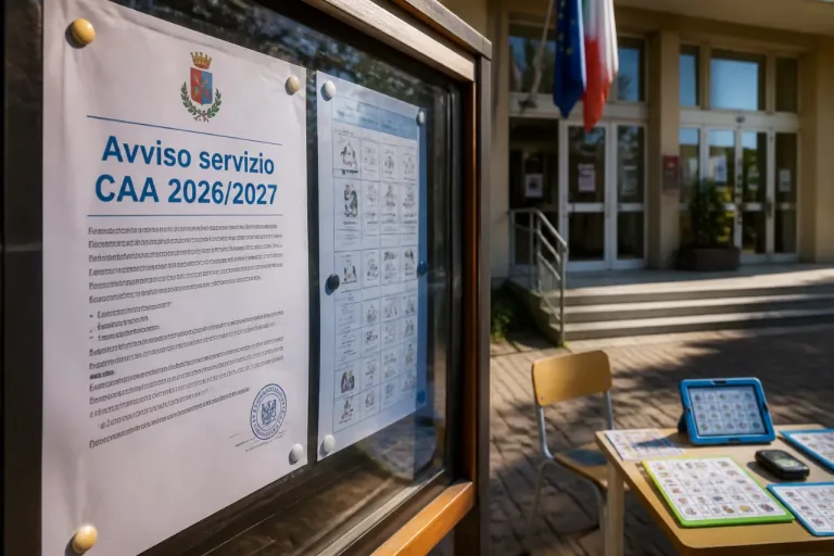 Rieti: Comune pubblica avviso per il servizio CAA a supporto degli studenti 2026/2027