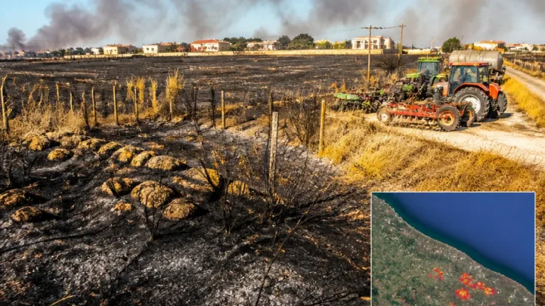 Roghi estivi: nella Bat bruciano 29 ettari, Coldiretti lancia l'allarme per le campagne