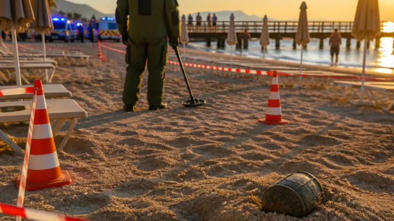 Salerno, bomba a mano della Seconda Guerra mondiale neutralizzata in uno stabilimento balneare