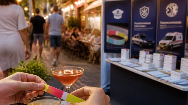 Salerno, braccialetti reattivi per contrastare la somministrazione di droghe nei drink: campagna in via Ligea