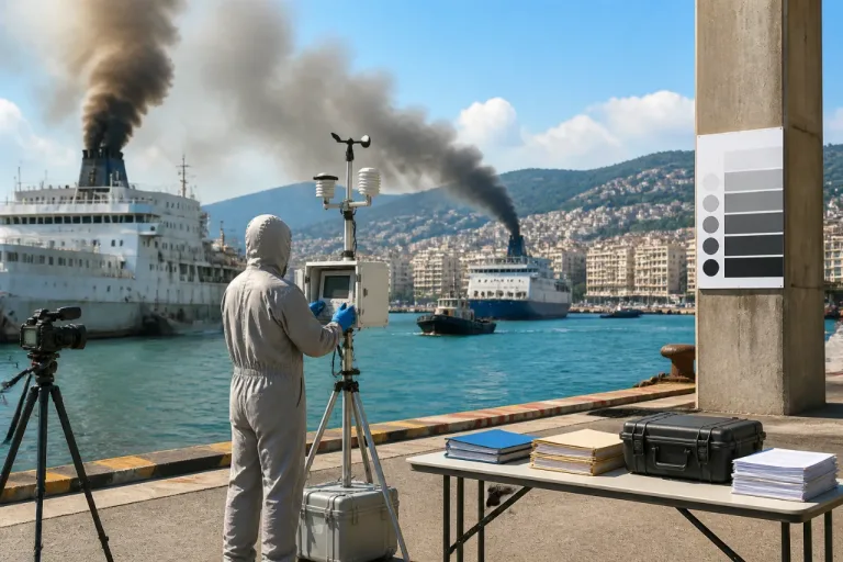 Salerno, denunce per fumi neri al porto: associazioni chiedono verifiche e dati in tempo reale