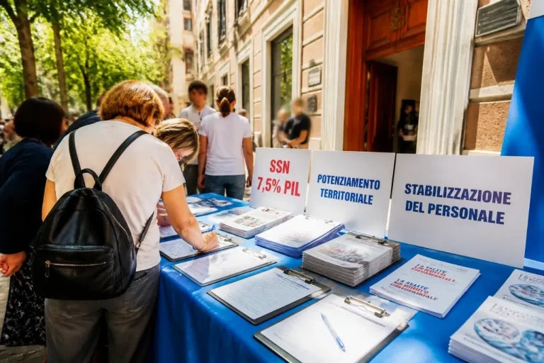 Raccolta firme per rafforzare il Servizio Sanitario Nazionale: proposte e richieste della mobilitazione