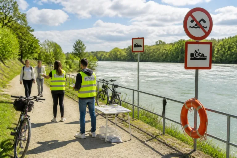 San Biagio di Callalta: presidio e volantini lungo il Piave dopo l'ultimo annegamento