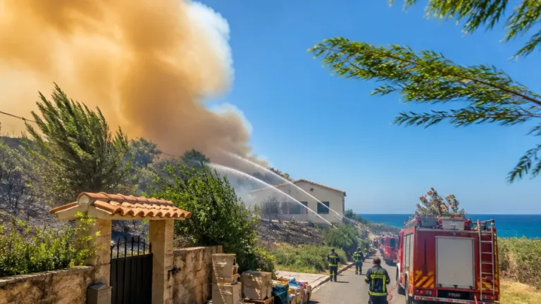 Scirocco e fiamme: giornata di emergenza per i Vigili del Fuoco nella provincia di Crotone