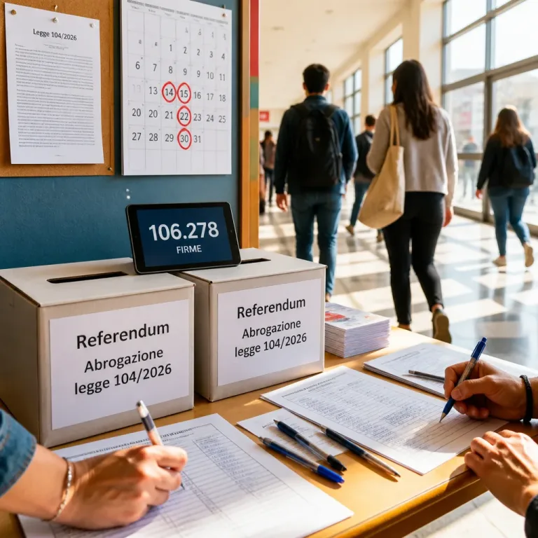 Oltre 106mila firme in una settimana per il referendum sulla legge sul consenso informato a scuola