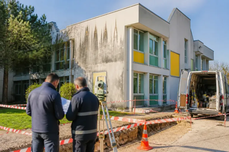 Intervento guidato da perizia universitaria per la bonifica della scuola di Cuccurano