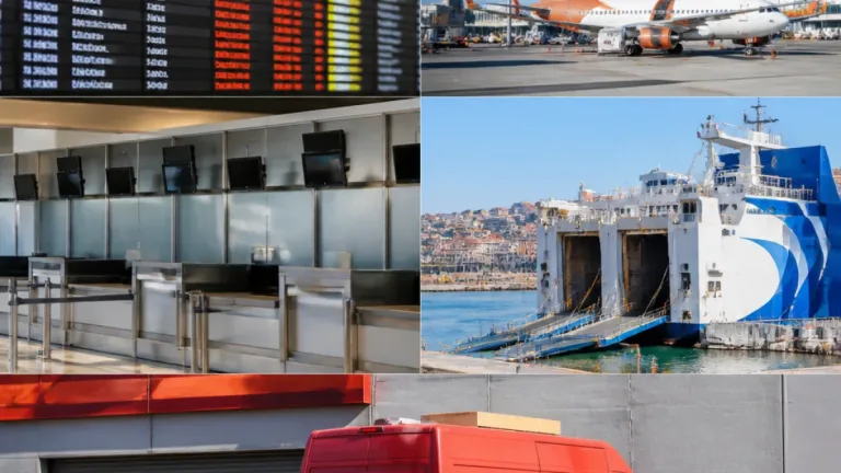 Settimana di scioperi nei trasporti: EasyJet il 21, GNV 22-23 e BRT nel Cagliaritano