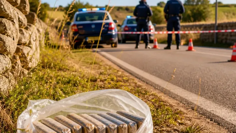 Siracusa, oltre 1 kg di hashish abbandonata sulla provinciale: sequestrati 10 panetti