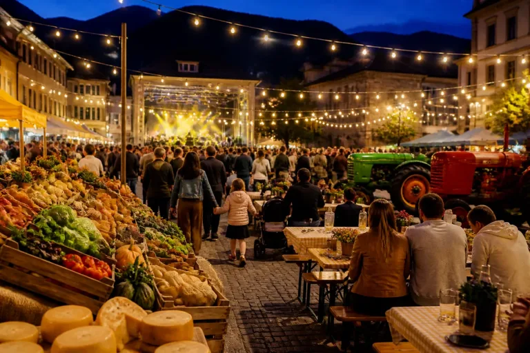 Sondrio, Piazza Garibaldi domani sera: la città si apre all'agricoltura con la Notte Gialla