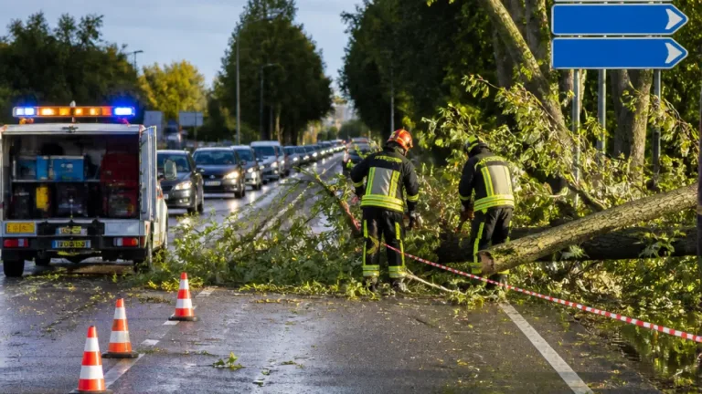 Temporali e raffiche in provincia: alberi abbattuti, allerta gialla e disagi sulla viabilità