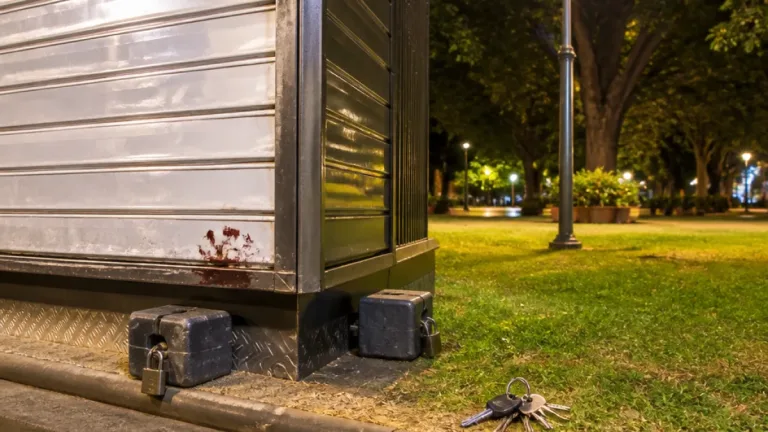 Terni, tentata spaccata al chiosco della Passeggiata: serranda salva grazie ai blocchi