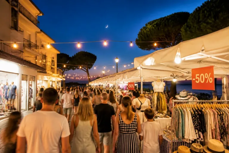 Tirrenia, shopping sotto le stelle: mercato serale al via con i saldi estivi
