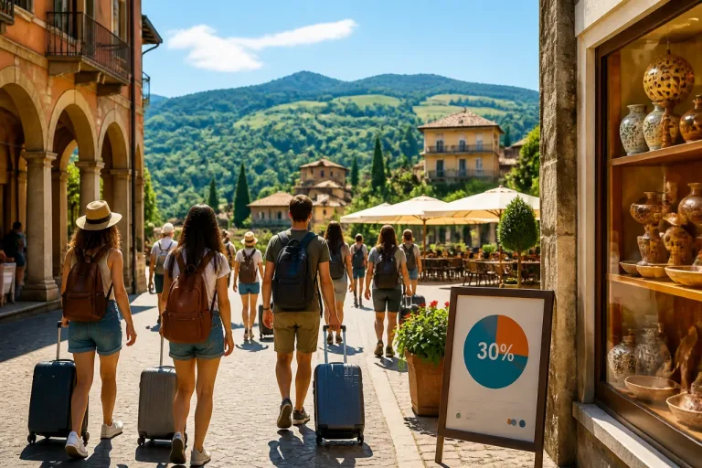 Turismo in crescita a Reggio Emilia: l'estate pesa per il 30% dei pernottamenti e cala il divario con l'estero
