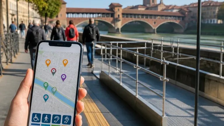 Turismo inclusivo, a Pavia presentata l’app che mappa l’accessibilità dei luoghi