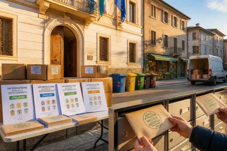 Udine: nuove infografiche in quattro lingue per aiutare 4.000 attività nella differenziata