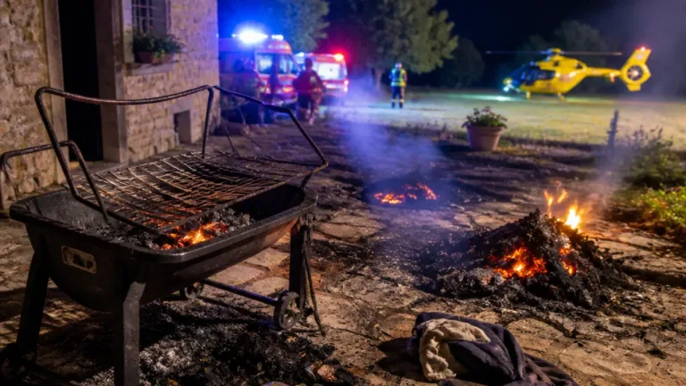 Uomo di 49 anni gravemente ustionato a Carpineto della Nora durante un barbecue