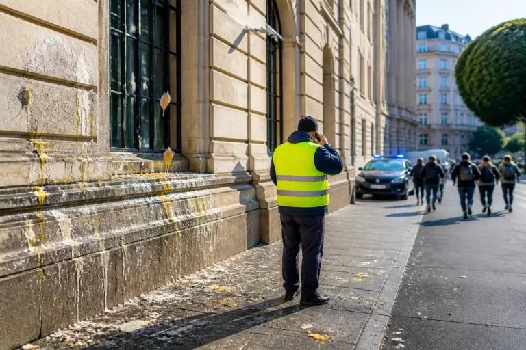 Uova contro la facciata della Città metropolitana: indagini dopo il lancio in piazzale Mazzini