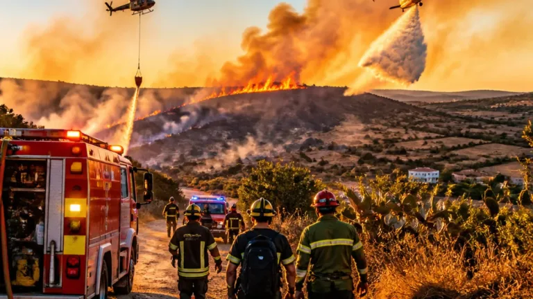 Vasto incendio nel Palermitano: roghi attivi a Montelepre, trenta ettari distrutti a Roccapalumba