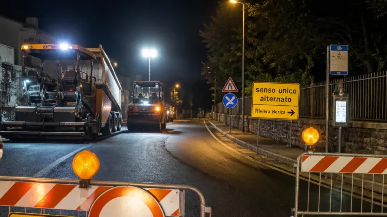 Vicenza, asfaltature notturne: chiusure e senso unico alternato su due arterie chiave