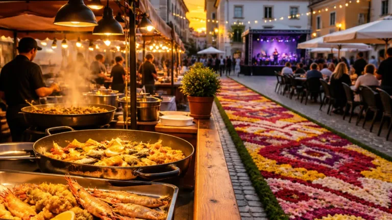 Villanova d’Asti si prepara alla Notte Bianca e all’Infiorata: mercatini, gastronomia e musica