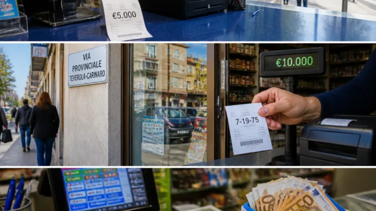Vincite a Caserta, Teverola e Cellole: oltre 26mila euro nel concorso di Lotto e 10eLotto