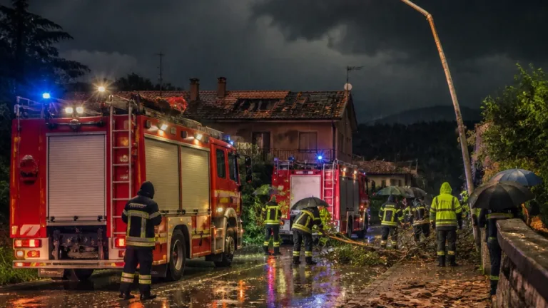 Violenta ondata di maltempo: decine di interventi dei Vigili del Fuoco in tutta la provincia