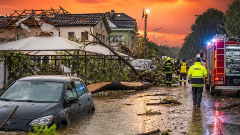 Violento temporale devasta la provincia: alberi caduti, allagamenti e oltre 400 chiamate ai vigili del fuoco