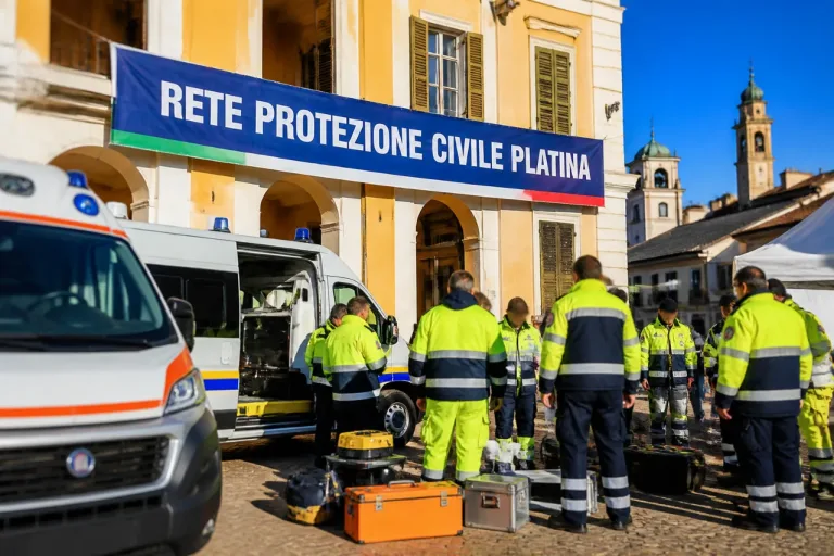 Voltido si unisce alla rete di Protezione civile Platina: coordinamento e mezzi condivisi