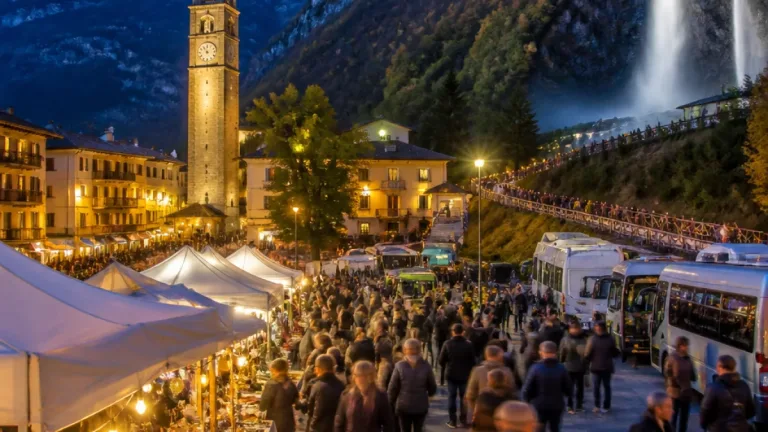 Weekend in provincia: mercatini, sagre e l'apertura notturna delle Cascate del Serio